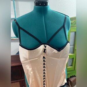 Sexy lace up corset lingerie